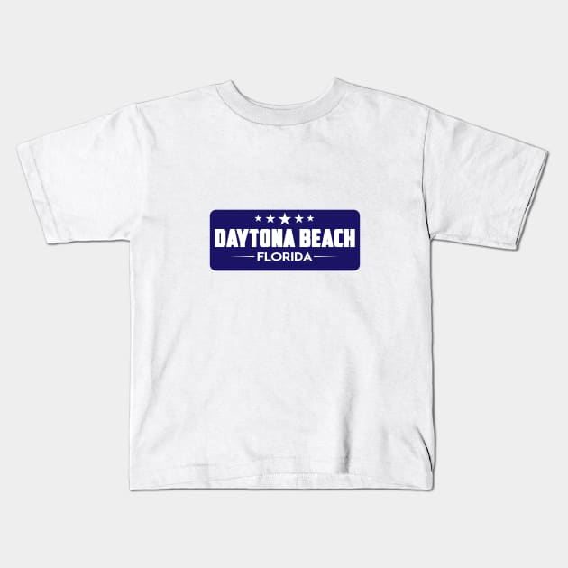 Daytona Beach Florida Kids T-Shirt by DD2019